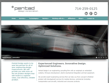Tablet Screenshot of pentaddesign.com